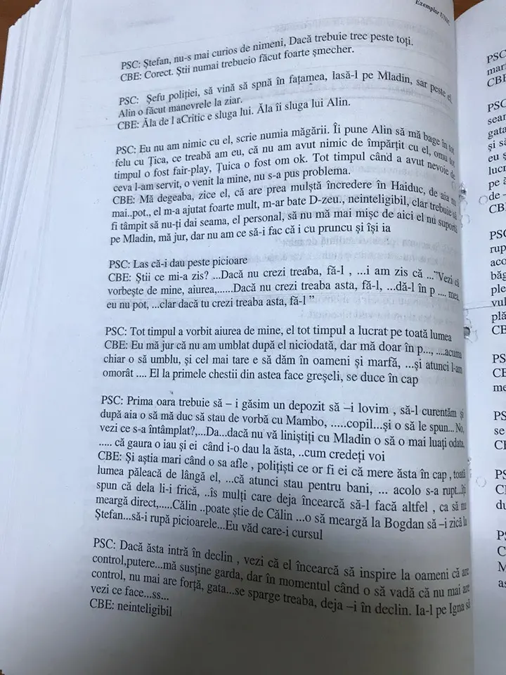 [1] Traficul de ȚIGĂRI de CONTRABANDĂ: TOATĂ REȚEAUA începând de la CAPI... dată în vileag de MEMBRII SĂI DE BAZĂ sub formă de „Proces verbal redare înregistrare audio”