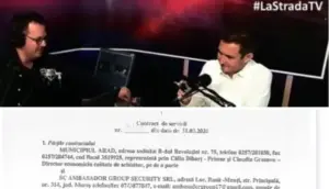 Până la urmă e cum am stabilit: primăria arad a avut și are contract încheiat cu o firmă de pază privată, iar călin bibarț a mințit public când a justificat necesitatea încheierii lui cu pandemia 4 contractpazapr