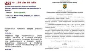 legea carantinei a intrat