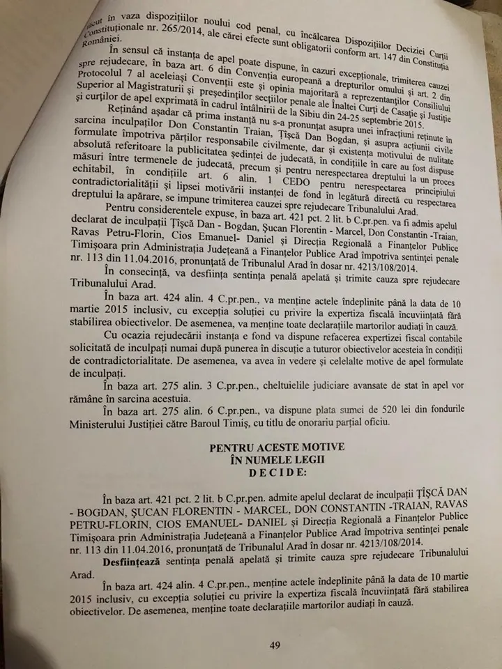 [ACTUALIZARE] TRAFICUL DE INFLUENȚĂ și EVAZIUNEA JUDICIAR-FISCALĂ sunt FAPTELE ANCHETATORILOR din Dosarul „Țâșcă, Don și prietenii noștri acoperiți”...