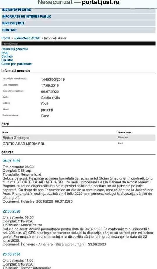 Căcatul cu servietă și acreditările sale