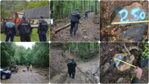 valea hoților”! jandarmii și polițiștii