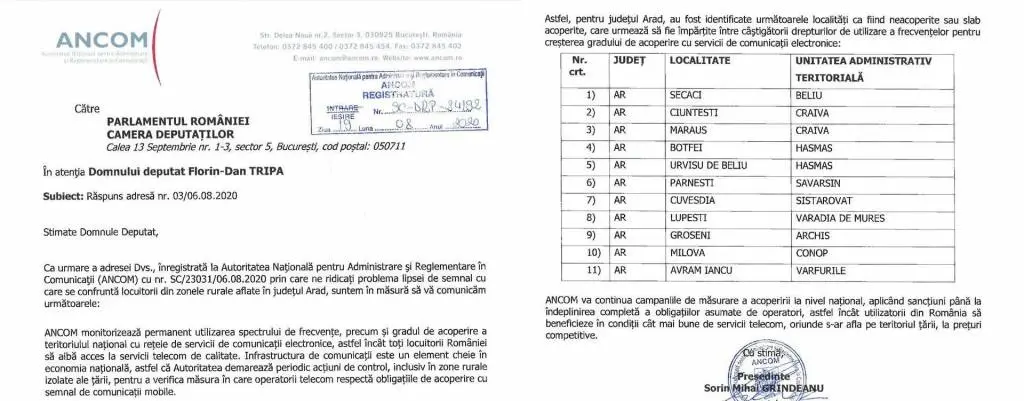 [ACTUALIZARE] O nouă sesizare a fost depusă la ANCOM pe tema serviciilor de slabă calitate ale operatorilor IT și de telefonie în județul Arad