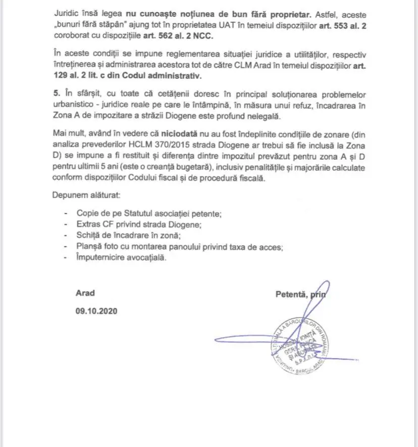 [ACTUALIZARE 2] Rezidenții din „Subcetate” somează oficial PRIMĂRIA să clarifice situația juridică a străzii Diogene și o acuză de ILEGALITĂȚI!