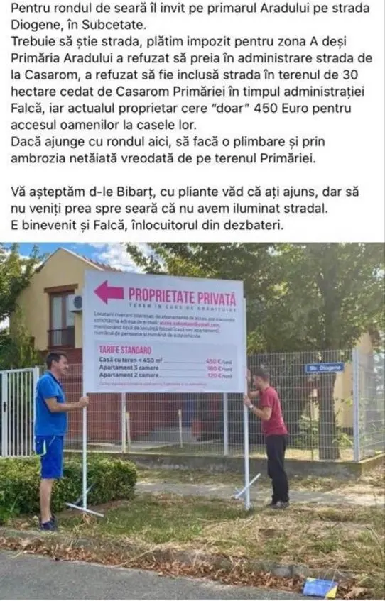 [ACTUALIZARE 2] Rezidenții din „Subcetate” somează oficial PRIMĂRIA să clarifice situația juridică a străzii Diogene și o acuză de ILEGALITĂȚI!