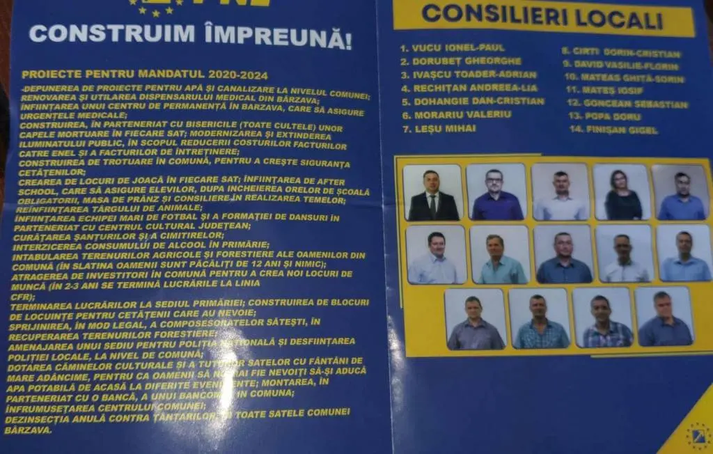 Firmele lui Vucu Ionel-Paul, candidatul PNL pentru demnitatea de primar la BÂRZAVA, au cumpărat 80% din masa lemnoasă a comunei cu largul concurs al cumnatului-șef-de-post... [DOCUMENTE]