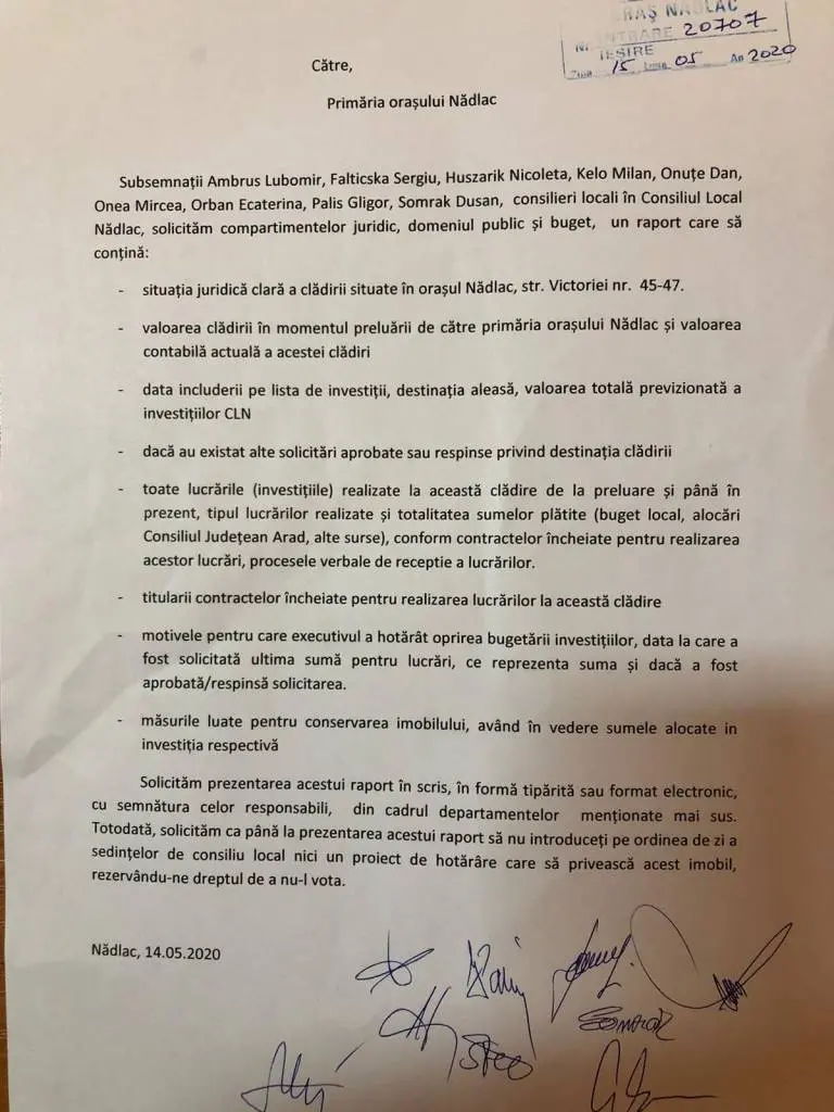 [ACTUALIZARE] În „REPLICA” sa la acuzațiile care i se aduc, primarul Nădlacului CONFUNDĂ TERENURILE - dar deschide o altă „cutie a Pandorei”: celălalt bloc care putea fi ANL!