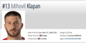 croatul mihovil klapan vine