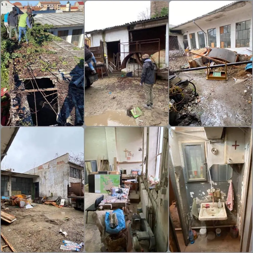 Cum a arătat „clădirea ruinată de pe Ioan Rusu Șirianu” și cum ARATĂ noua PIAȚĂ ÎNCHISĂ, pe două niveluri și 170 DE MESE, cu o lună înaintea deschiderii [GALERIE FOTO]