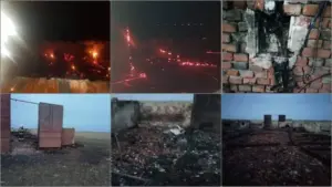 incendiu apocaliptic la un saivan