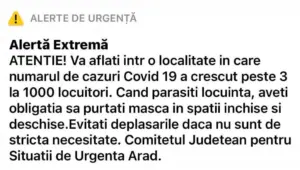 aradul a depășit bariera