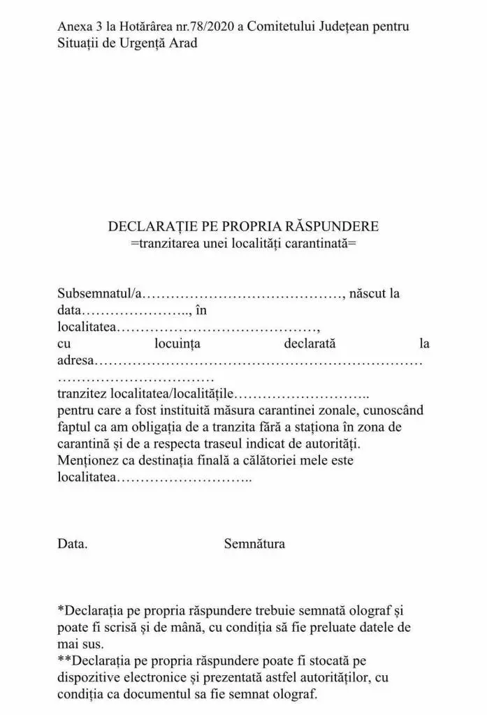 INEUL - în CARANTINĂ. Descarcă DECLARAȚIILE / ADEVERINȚELE fără de care nu ia voie să INTRI / IEȘI / TRANZITEZI localitatea!