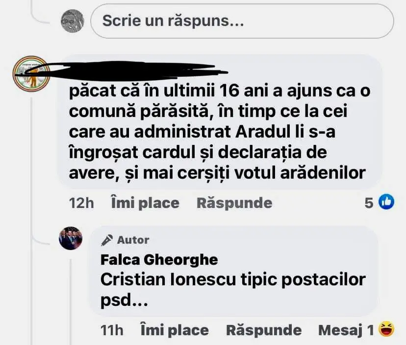 „Ghiorghe” nu se dezminte nici măcar de Ziua Națională: „...tipic postacilor PSD”