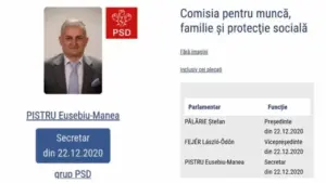 eusebiu pistru este secretar