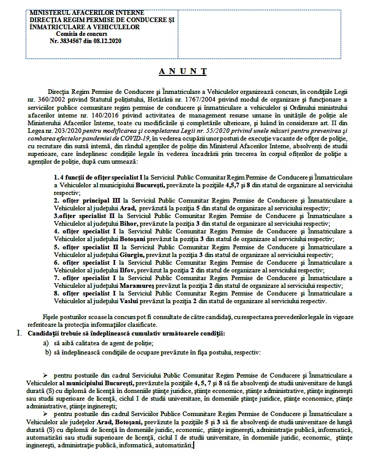 [ACTUALIZARE 2] „C-așa-i în tenis!” Râvnitul post de ofițer specialist II la DRPCIV Arad a fost câștigat, în urma concursului, de un subofițer din Argeș