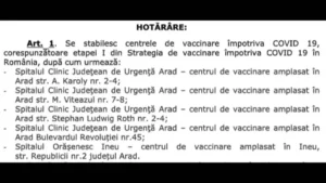 centrele de vaccinare împotriva covid-19