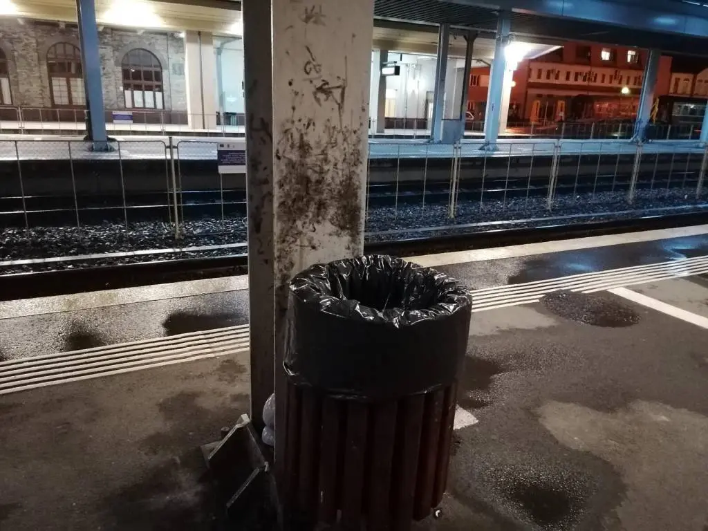 Gara din Arad - între reabilitarea de sute de milioane de euro și realitatea luată la bani mărunți: o spoială deprimantă, renovată „de ochii lumii”, o scurgere de bani publici care stă pe un prister acoperit de rahat de porumbei vagabonzi [FOTO / VIDEO]