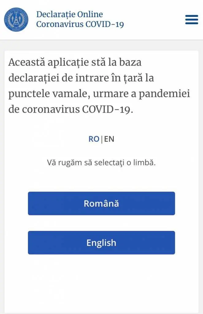 Cei care intră în România trebuie să completeze, în aplicația Covid-SAFE@Frontieră, declarația obligatorie solicitată de DSP [VEZI DETALII]