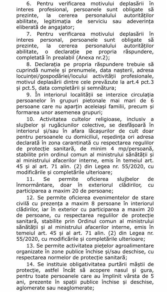 [ACTUALIZARE 2] Reguli suplimentare aplicabile în orașul Nădlac aflat în carantină. Acestea completează Ordinul de instituire a carantinei semnat de Raed Arafat [VEZI REGULILE]
