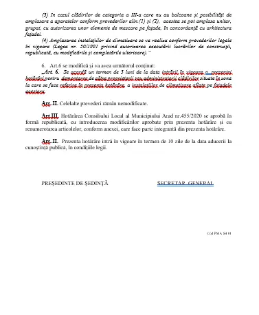 Administrația recunoaște (cu un sfert de gură) că a emis un ACT PROST și amână cu trei luni intrarea în vigoare a noilor reguli privind APARATELE de AER CONDIȚIONAT de pe fațadele clădirilor centrale