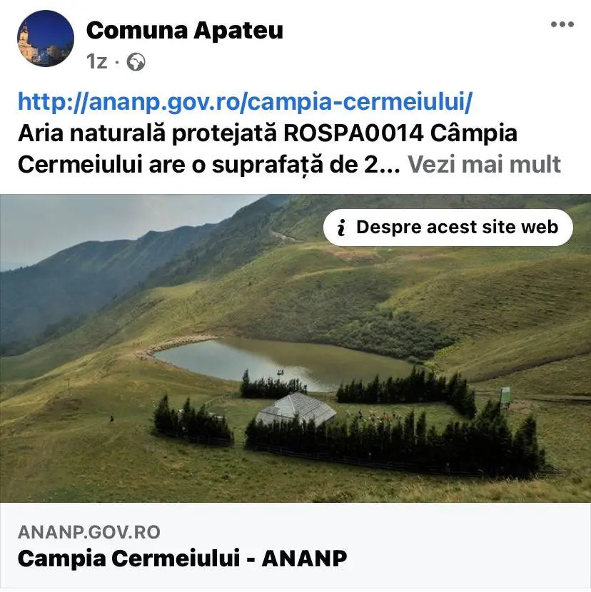 În atenția Gărzii de Mediu Arad: Mândria comunei Apateu, care ar trebui să fie „Aria Protejată ROSPA 0014” e, de fapt, o GROAPĂ de GUNOI care a DISTRUS PĂȘUNEA!