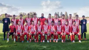 trei juniori u16 ai academiei