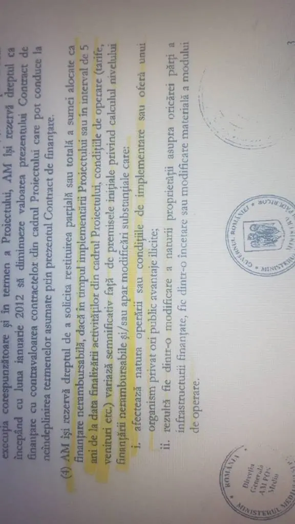 HAOSUL PENAL din proiectul „Sistem de management integrat al deșeurilor solide în județul Arad” - ZONA 1