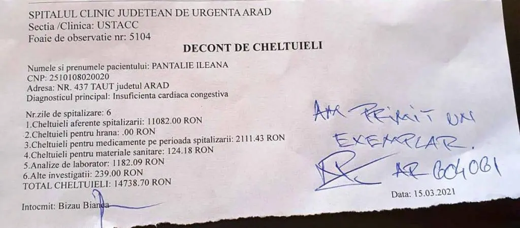 [ACTUALIZARE 5] Cazul doamnei Păntălie | „OMORÂTĂ ÎN 6 ZILE LA ATI-SJA ARAD... Intubată din prima zi fară consimțământ, falsificându-i-se semnătura” | 3 comisari, 4 procurori și 3 judecători au fost schimbați, în 4 ani și jumătate de procese și expertize