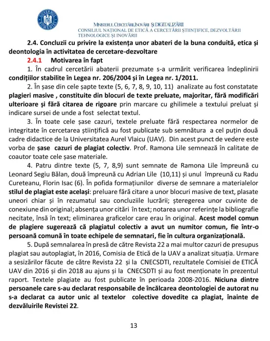 [ACTUALIZARE 6] Curtea de Apel Timișoara confirmă că Ramona Lile este „cea mai mare plagiatoare din cercetarea academică românească de după 1989”. Decizia poate fi atacată cu recurs