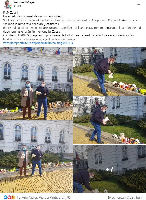 [ACTUALIZARE 2] NESIMȚIREA AGRESIVĂ a „famigliei” Crețiu, jucăriile furate ale câinelui-martir Zeus și alte porcării securistoide în derulare... ca prefață la întâlnirea de luni, cu primarul Bibarț, pe această temă