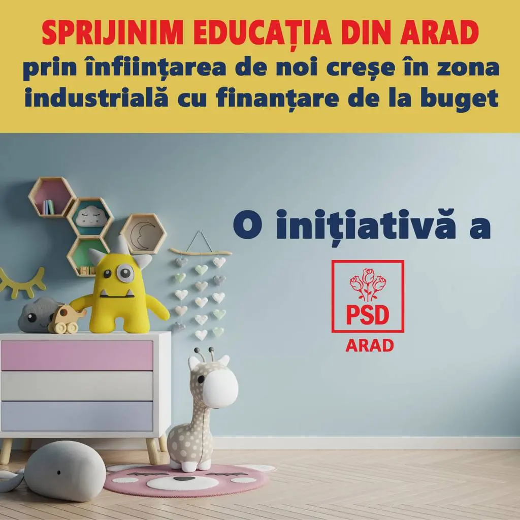 Csilla Aur: „PSD Arad sprijină educația copiilor și propune înființarea de noi creșe în Arad“