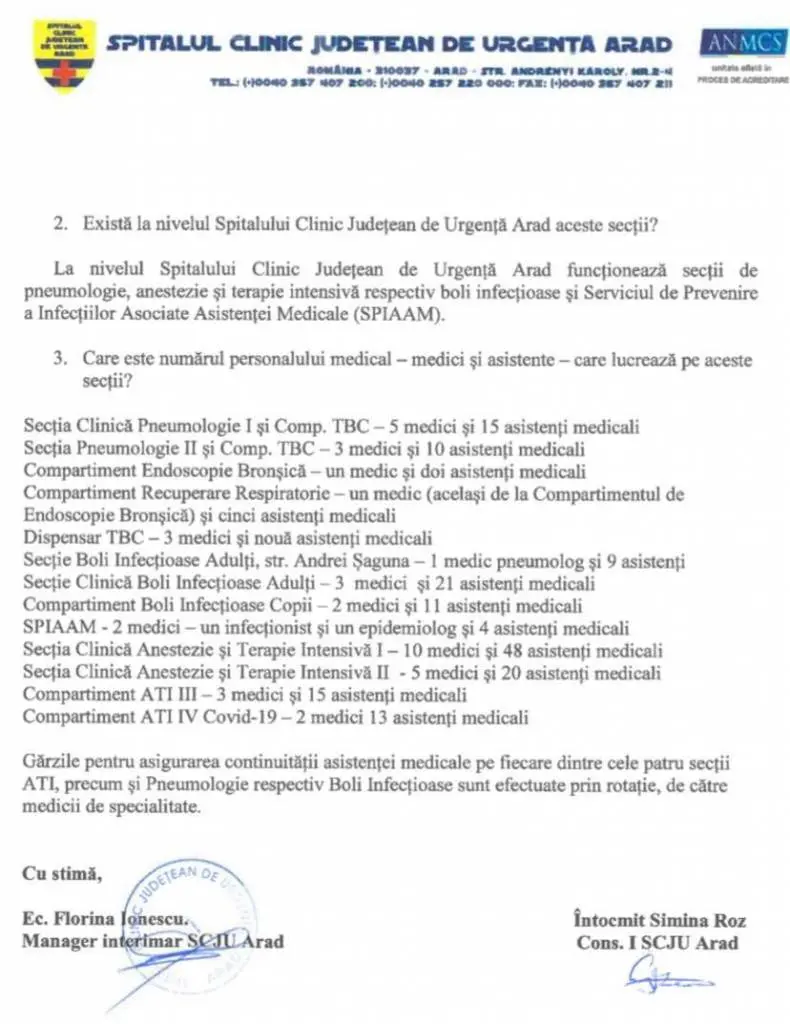 Județul Arad luptă cu pandemia asistat de un singur medic epidemiolog!