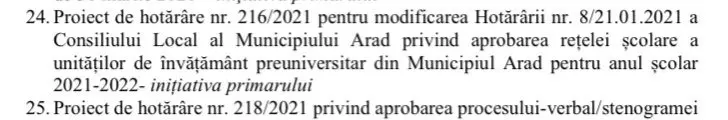 Struțo-cămila (ARĂDEANO-COREEANĂ?!) propusă de Inspectoratul Școlar și agreată de Primărie generează REVOLTĂ. Se vrea un „Liceu electro-mecanic de transporturi-construcții și protecția mediului Arad". A fost lansată o PETIȚIE pentru păstrarea locației Liceului „Aurel Vlaicu” și în CLM se va dezbate un proiect de hotărâre privind modificarea rețelei școlare