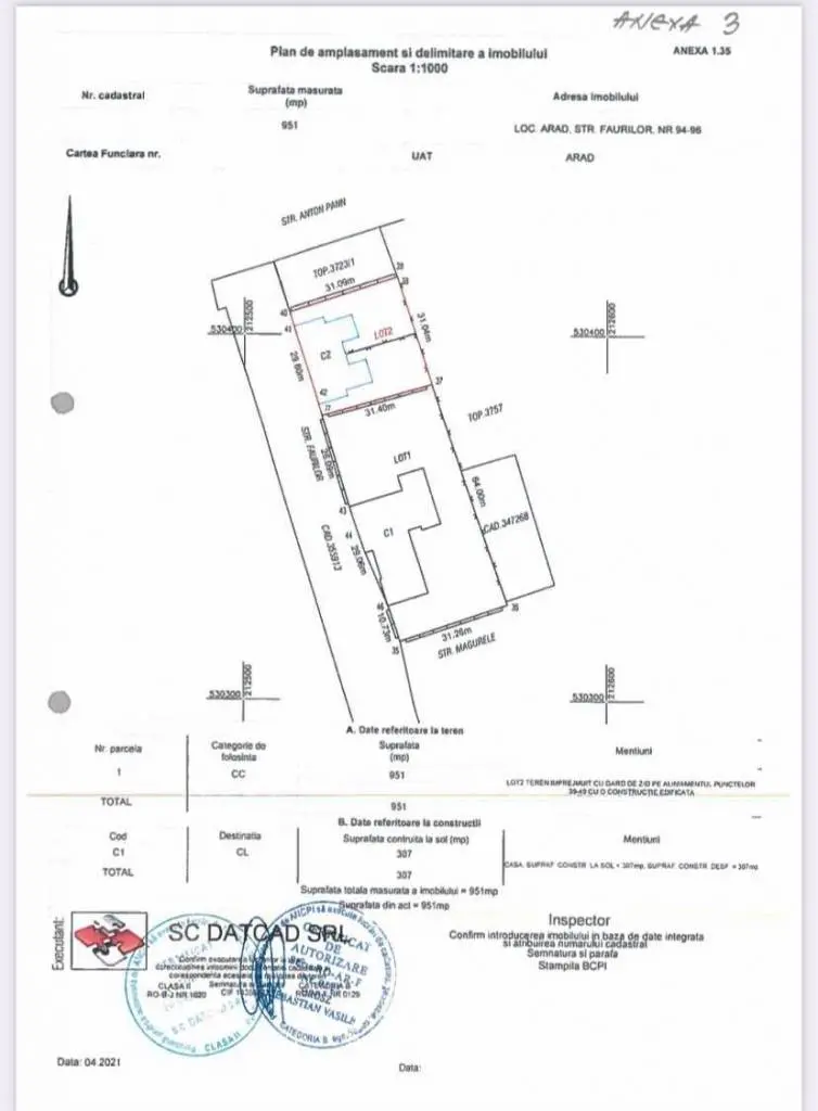 Un proiect de hotărâre care poate fi „cu cântec”, azi, în CLM: DEZLIPIREA imobilului de pe strada Faurilor, nr. 94-96 din Gai - fosta Școală „Frații Neuman”