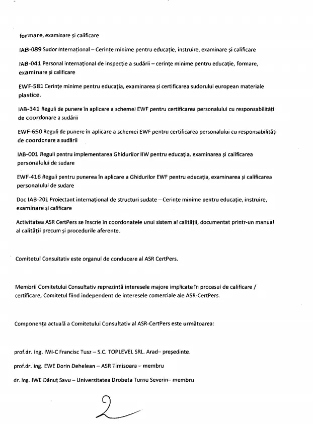 [DREPT LA REPLICĂ] Poziția Asociației de Sudură din România față de acuzele formulate de „rebelii” din rândurile sale [2]
