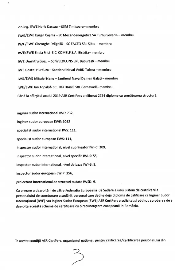 [DREPT LA REPLICĂ] Poziția Asociației de Sudură din România față de acuzele formulate de „rebelii” din rândurile sale [2]
