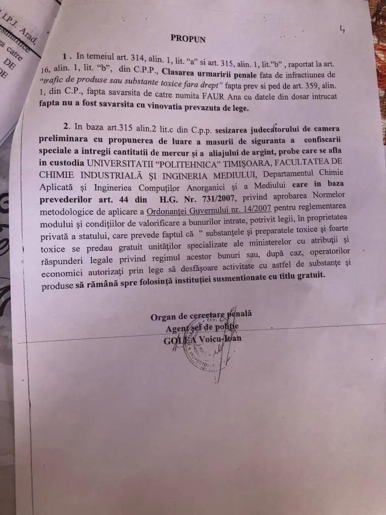 POLIȚIA POLITICĂ din INEU este INTOXICATĂ și CU MERCUR... din moment ce poți să faci dintr-un act cetățenesc un dosar penal și dintr-un medic septuagenar un infractor, iar după ce ți-au desființat instanțele de judecată ticăloșia, să taci și să te pregătești pentru URMĂTORUL TUN!