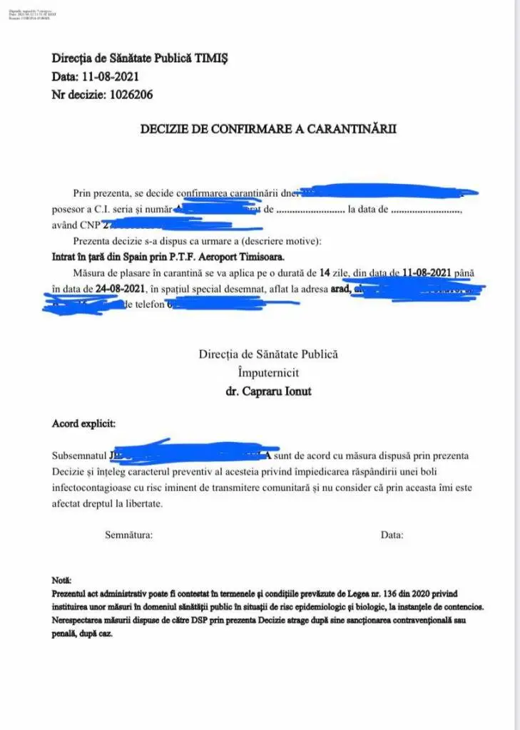 DSP declară mincinos în numele tău ca să te poată băga în carantină și la domiciliu nu te caută nici dracu