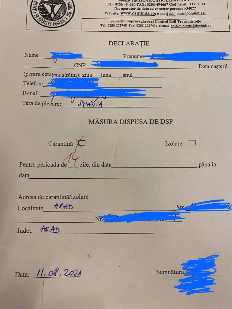 DSP declară mincinos în numele tău ca să te poată băga în carantină și la domiciliu nu te caută nici dracu