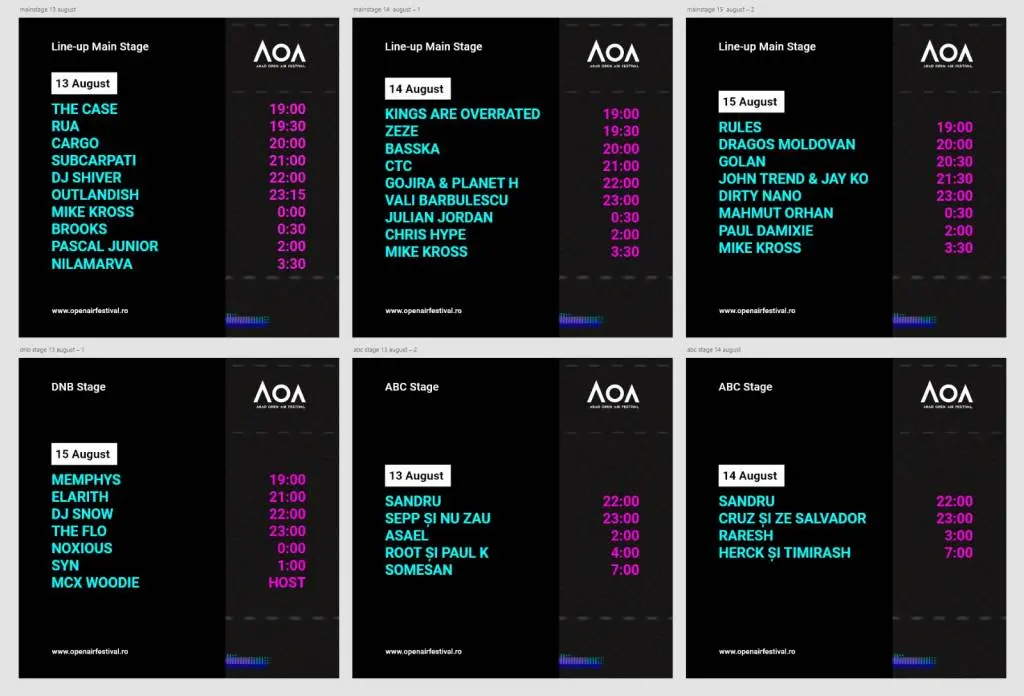 program aoa2021 toate scenele