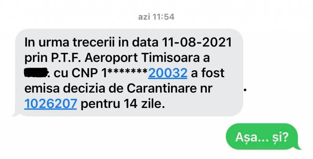 CARANTINA ca pedeapsă a căcaților cu pix și servietă pentru că ai îndrăznit să te întorci sănătos din PARADIS