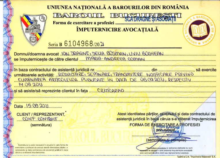 [ACTUALIZARE 2] „Miss Supranaţional Europe 2018” se dă „virgină în mass-media” și somează TOATE PUBLICAȚIILE să șteargă articolele care o vizează în cauzele privind șantajele și tentativa de otrăvire a milionarului Adrian Luca. Cu cele despre „cât e de frumoasă” n-are treabă...