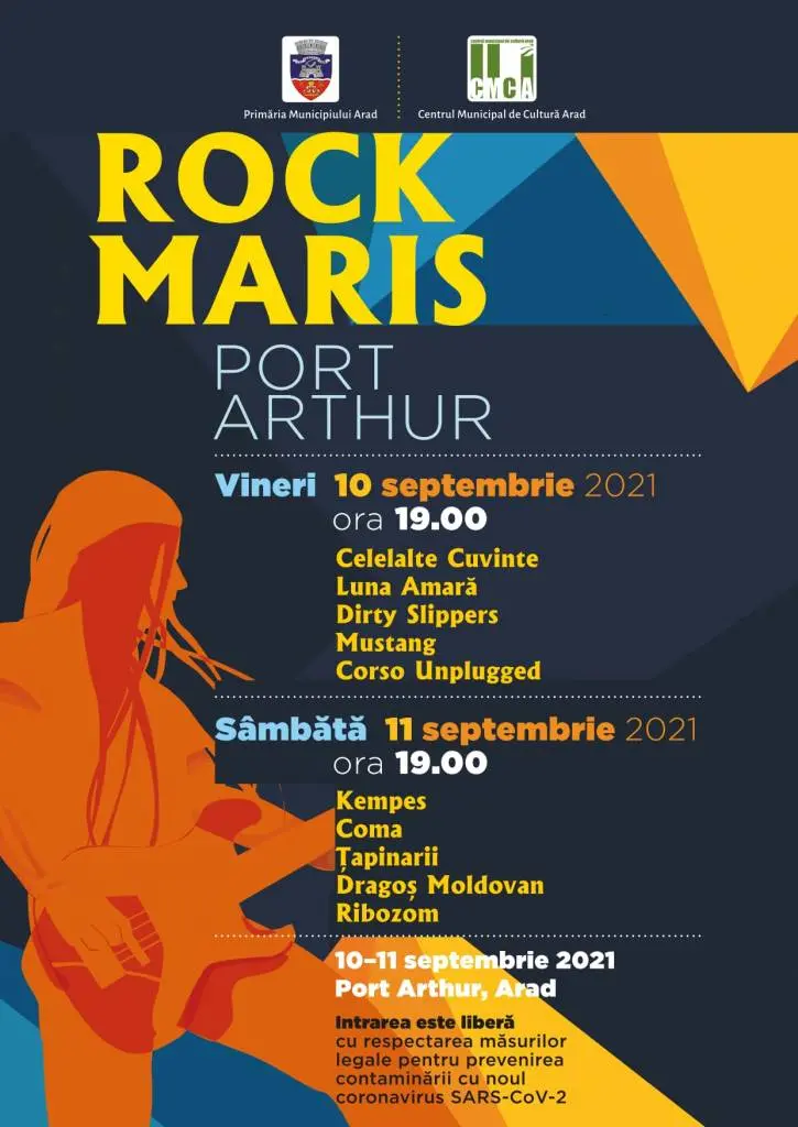 „Celelalte Cuvinte“, „Luna Amară“, „Kempes“, „Țapinarii“ și alte nume bune - la „Rock Maris“, ediția 2021 (10-11 septembrie, Port Arthur)