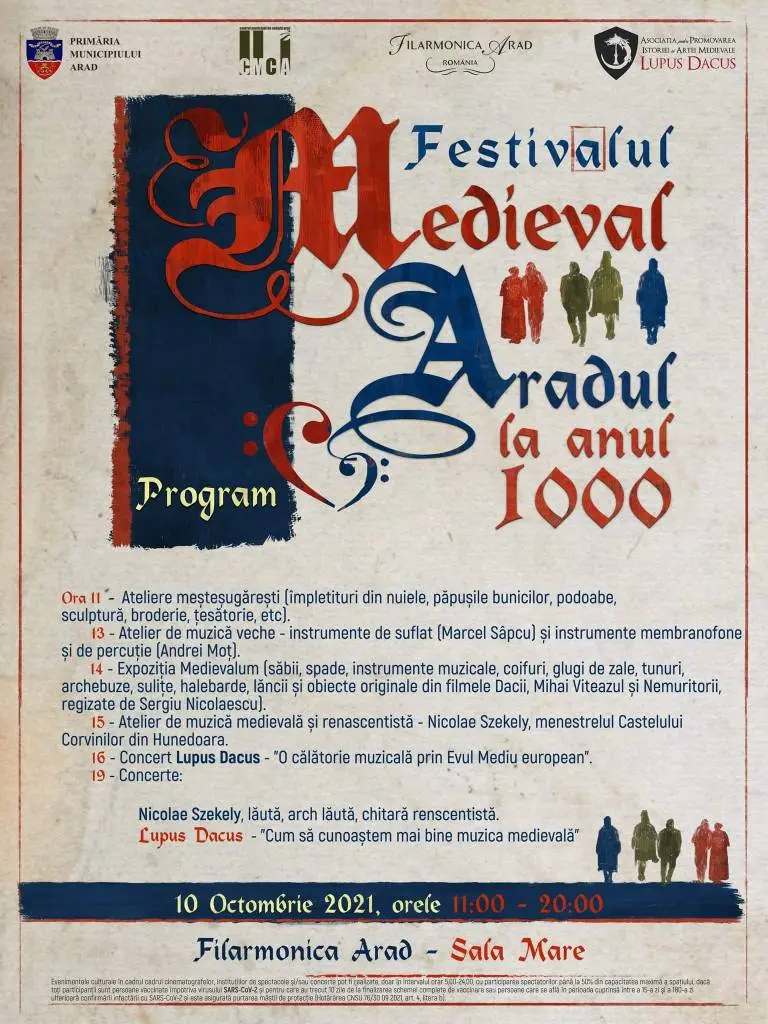 Festivalul medieval „Aradul la anul 1000“, ediția a IV-a [PROGRAM]