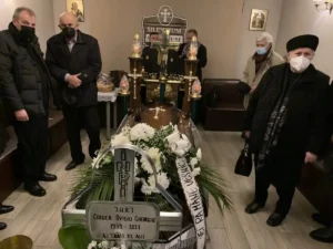 la înmormântarea lui ovidiu cornea