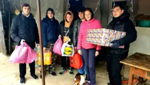 elevi și profesori ai liceului