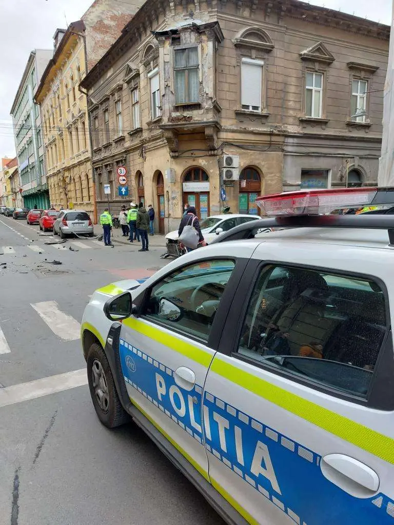 Strada Eminescu - accident