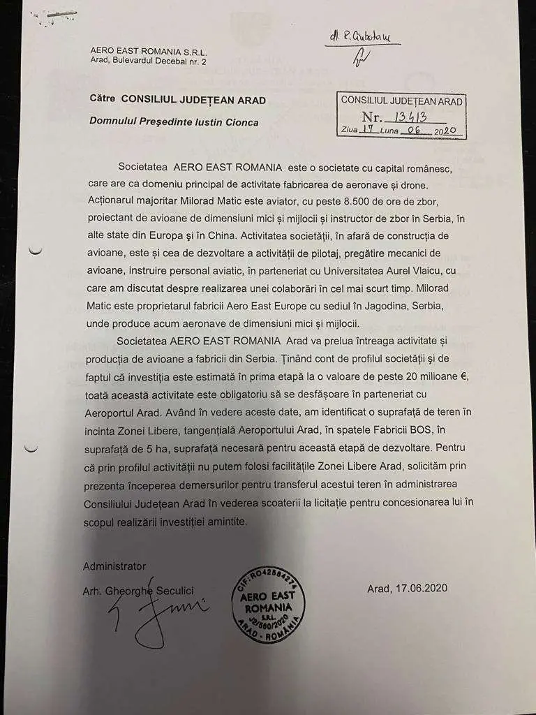 Situația terenului „cu scandal” de lângă Aeroportul Arad rămâne incertă. Ministerul Dezvoltării NU poate formula o OPINIE CLARĂ cu privire la transferul către C.J.A. și o dă în „lambada de lemn”