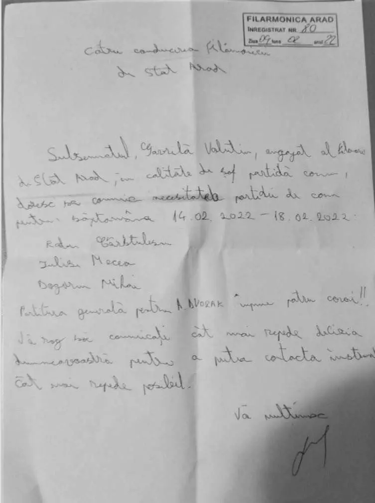 Până și oamenii din PARTIDA DE CORN a Orchestrei Filarmonicii se iau de Bibarț... că-s doi în loc de patru - nu trei cum a declarat el!