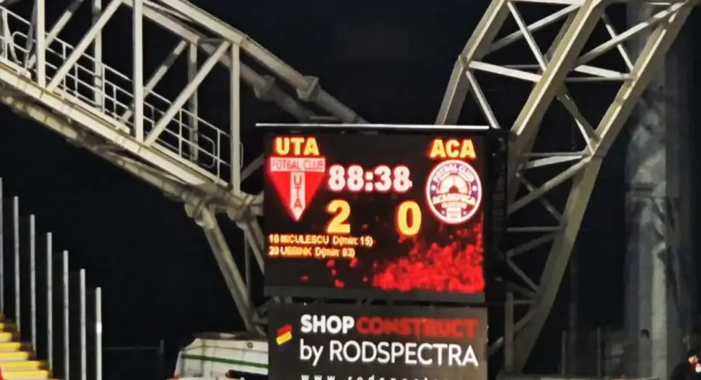 uta - clinceni 2-0